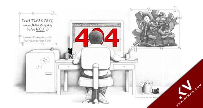 创意设计师程序员赶稿网站404页面源码 程序源码 图1张